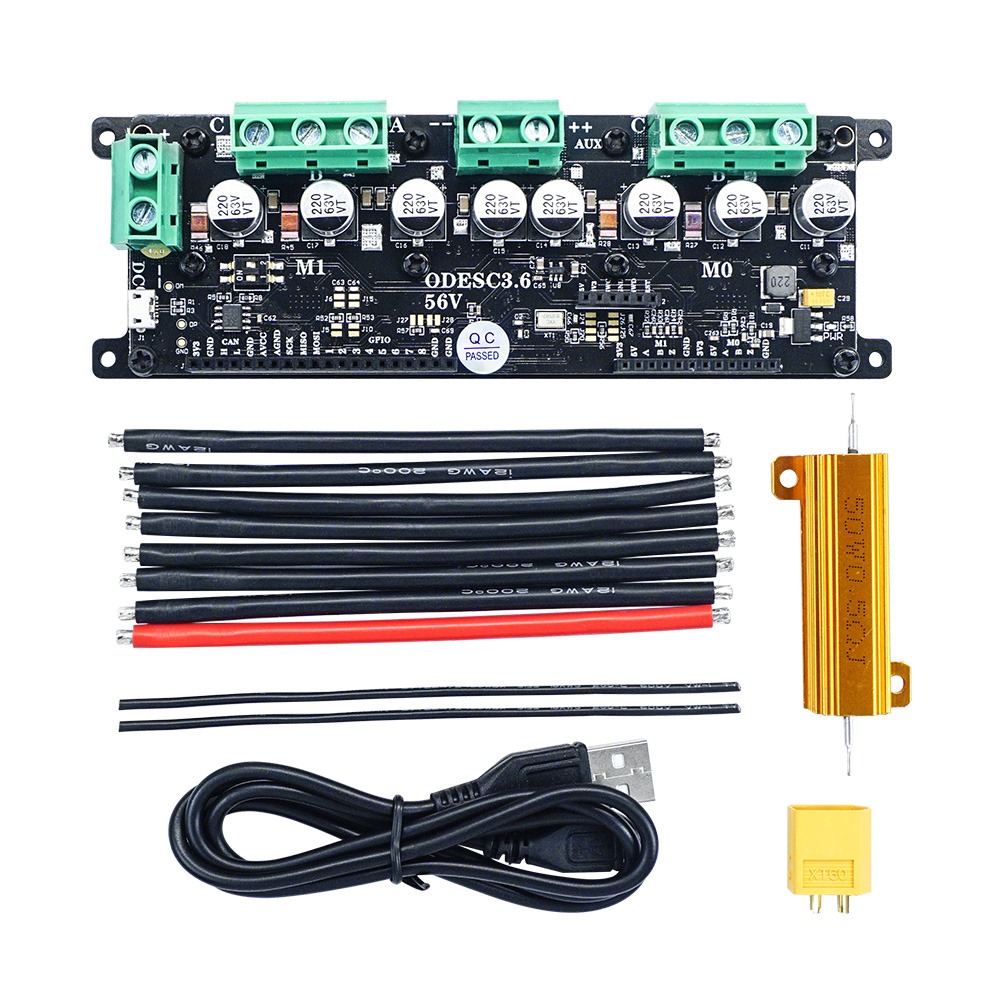 Odrive Dual Brushless Motor Controller - ODESC3.6 Optimizes High Performance Brushless Motor
