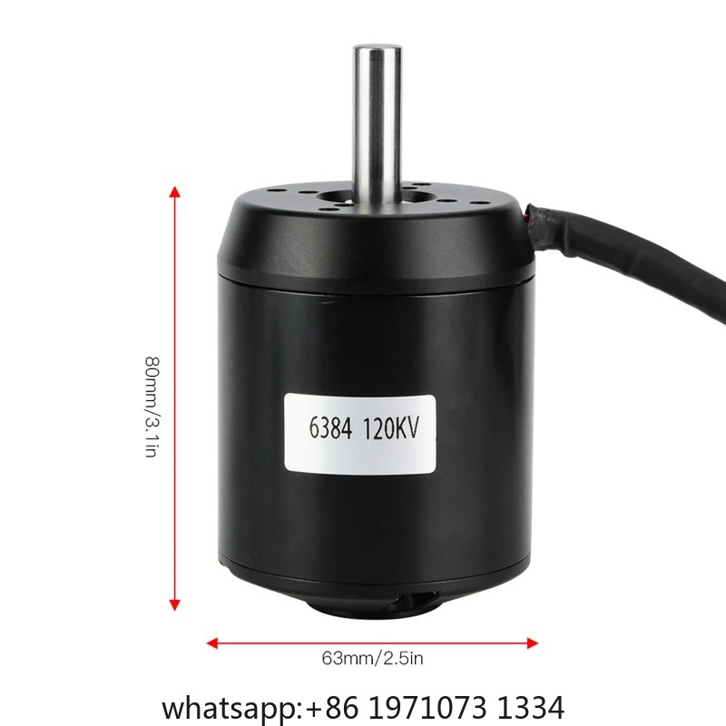 6384 120KV BLDC Outrunner Brus - 6384 Brushless Motor Sensored ulasan dan harga